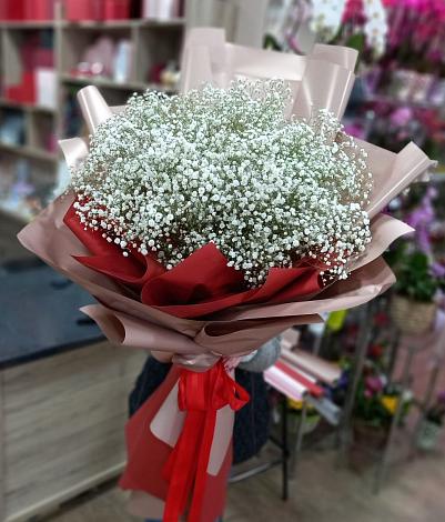 Букет цветов из: Гипсофила в Шепси