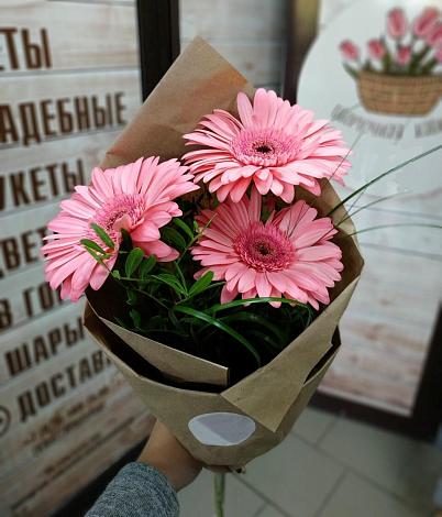Букет цветов из: Герберы в Шепси
